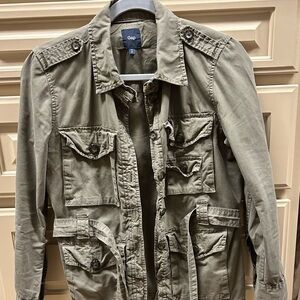 GAP military style Shacket